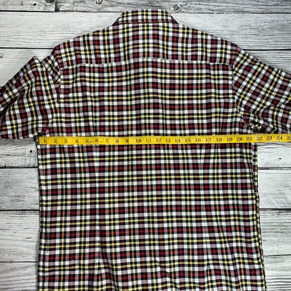 Eton Contemporary Plaid Checked Print Dress Shirt - Picture 10 of 12